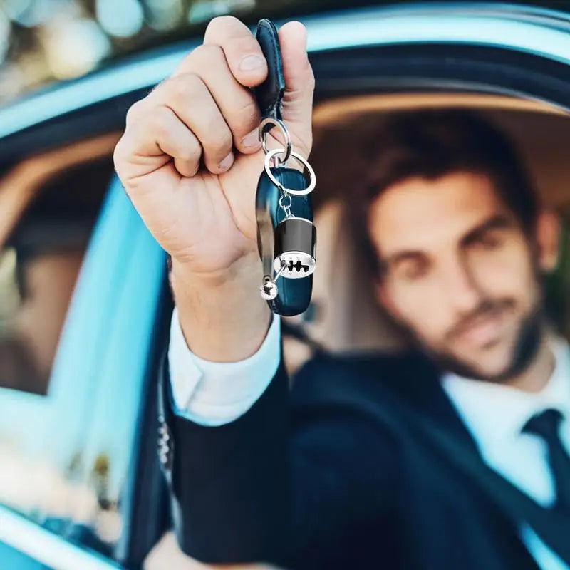 Six-Speed Gear Shift Keychain  Creative Metal Manual Transmission Car Key Ring