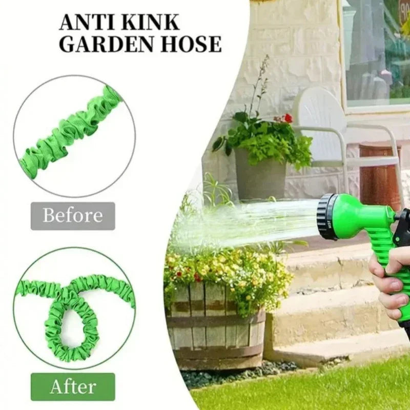 2024 Expandable Magic Hose – High-Pressure Car Wash & Garden Watering Hose with 7 Spray Functions