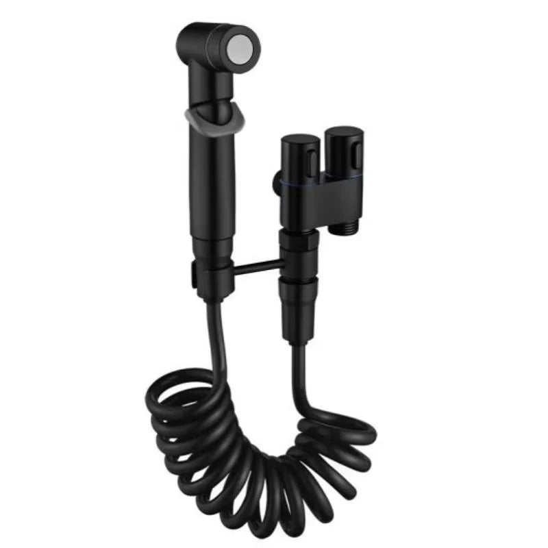 2-in-1 Toilet Bidet Spray Gun – High-Pressure Flush Faucet Nozzle for Bathroom Household Use