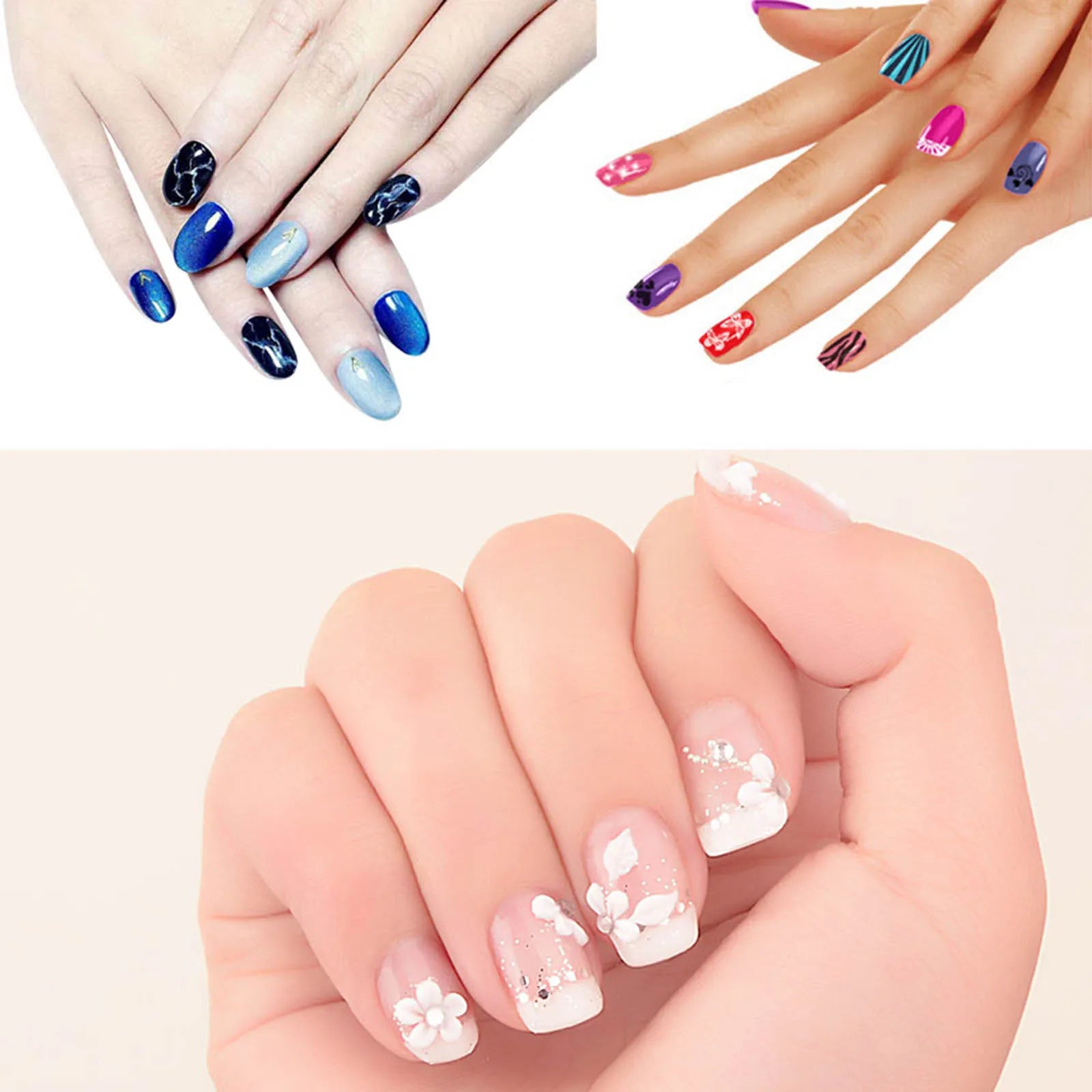 DIY Nail Art Printing Machine | Manicure Printer with 6 Metal Pattern Plates & Nail Polish Painting Set