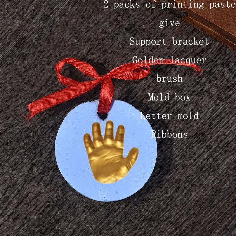 Baby Handprint & Footprint Kit – DIY Inkless Keepsake Art & Memory Ornament
