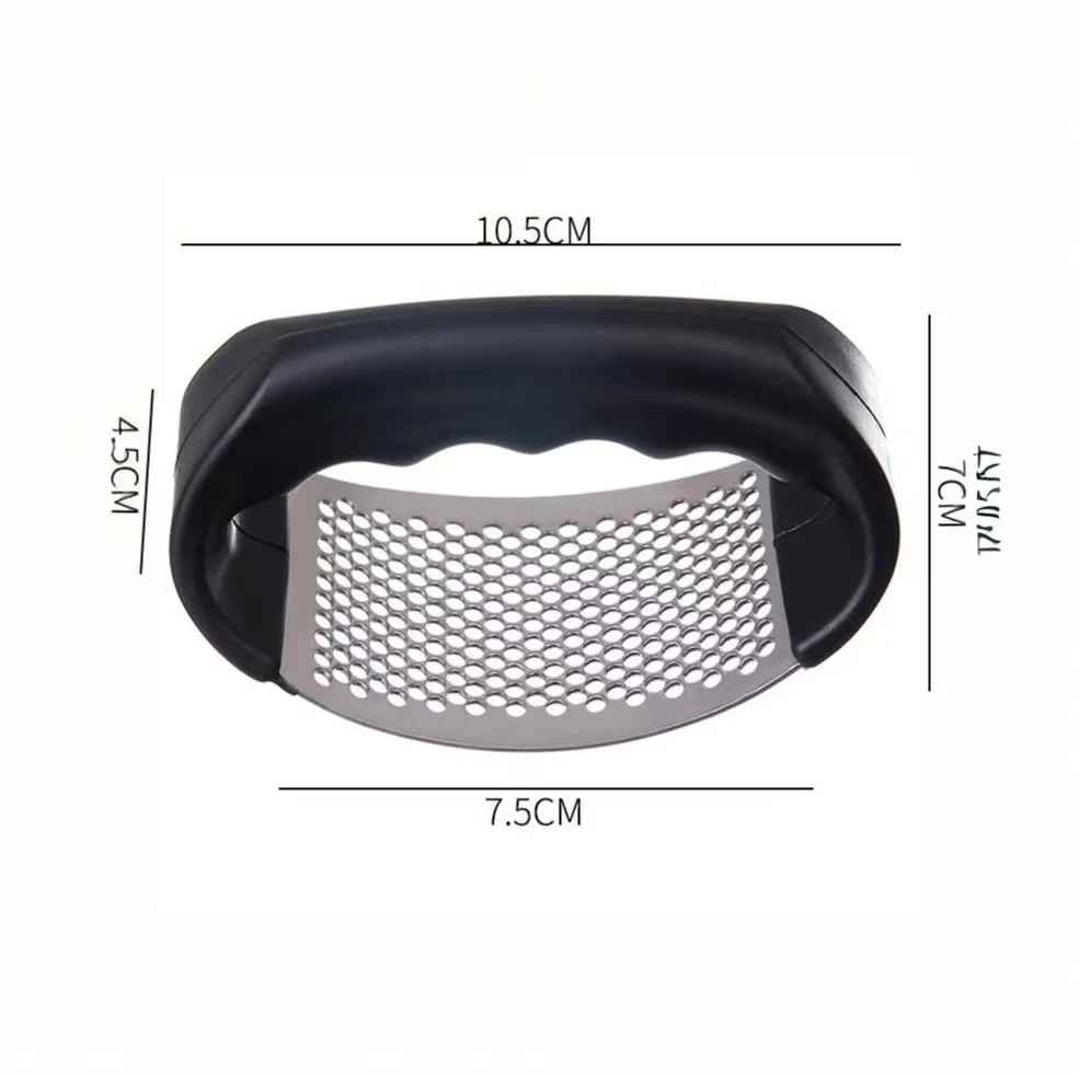 Stainless Steel Garlic Press – Manual Garlic Mincer & Crusher for Easy Kitchen Prep
