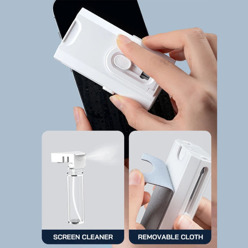 8-in-1 Keyboard & Electronics Cleaning Kit – Laptop, Headphone & Screen Cleaner Tool Set