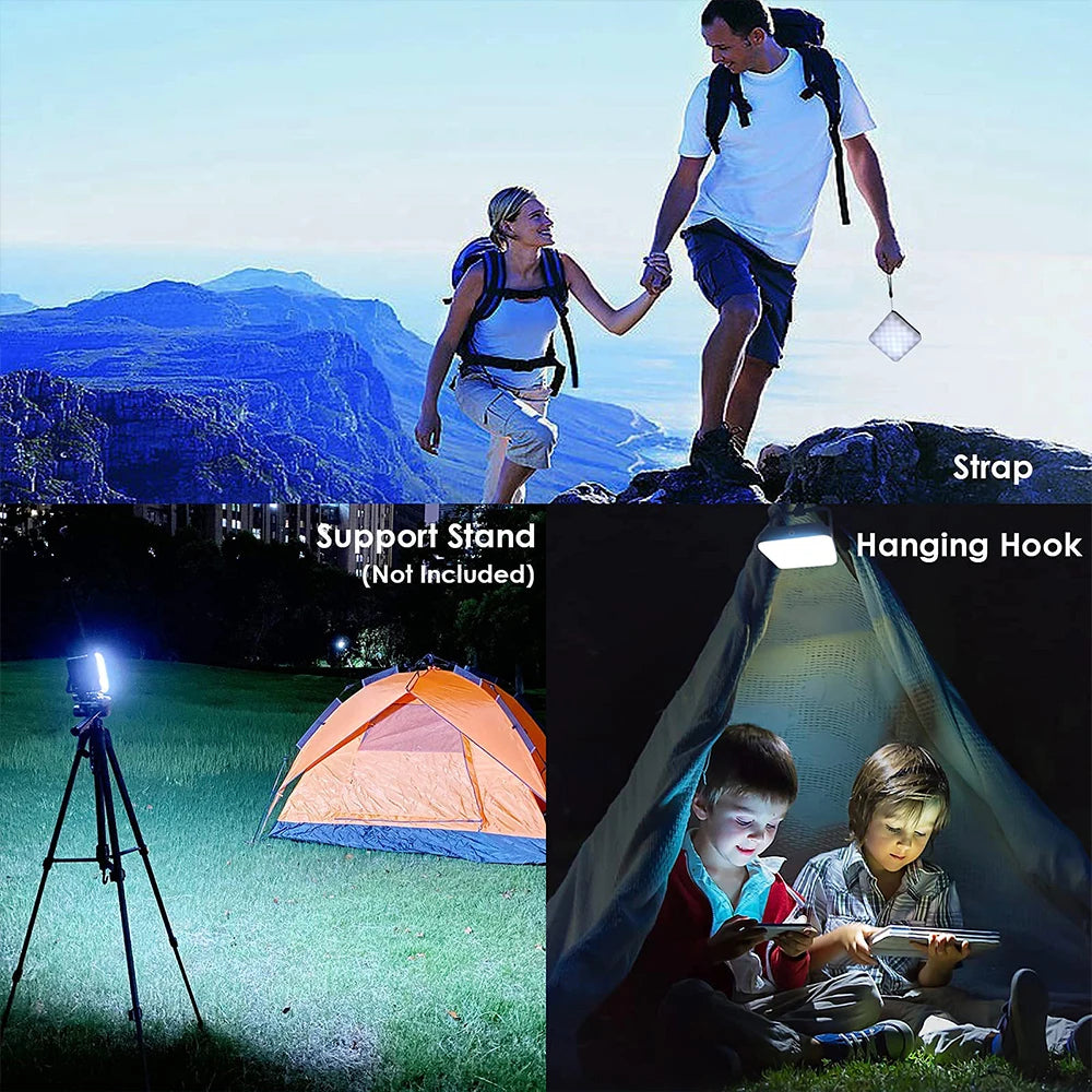 10000mAh Rechargeable Camping Lantern – Portable Outdoor Emergency Light with Magnet & Hanging Hook