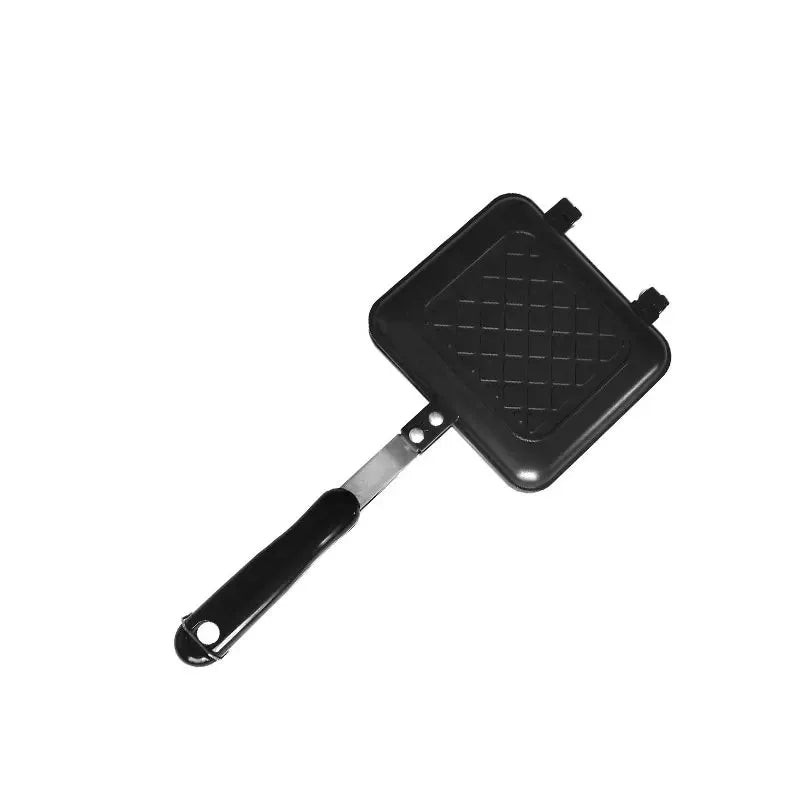 Double-Sided Non-Stick Sandwich Fry Pan – Aluminum Alloy Grill & Waffle Maker