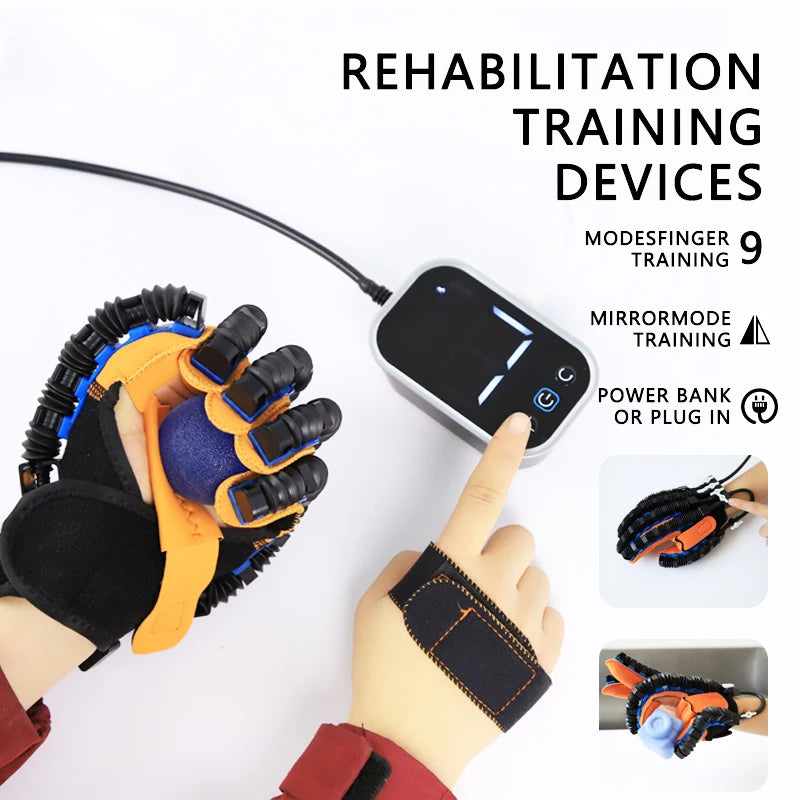 2025 Hand Rehabilitation Robot Gloves – Stroke & Hemiplegia Finger Exercise Trainer for Therapy & Recovery