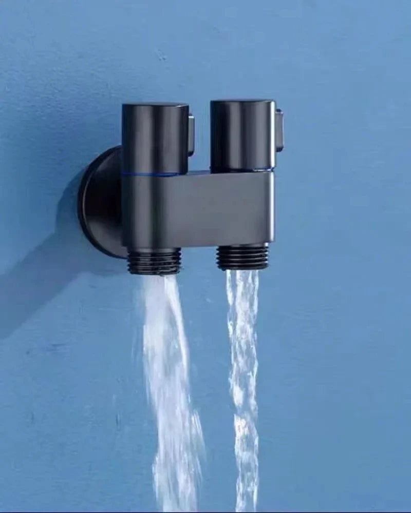 2-in-1 Toilet Bidet Spray Gun – High-Pressure Flush Faucet Nozzle for Bathroom Household Use