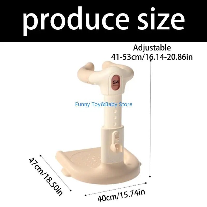 Ergonomic Baby Bath Stand with Adjustable Backrest – Anti-Slip Infant Bath Support (6–36 Months)