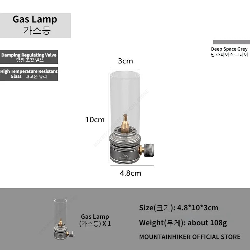 Mounthiker Outdoor Camping Gas Lamp – Lightweight, Portable & Energy-Saving Long-Lasting Lantern