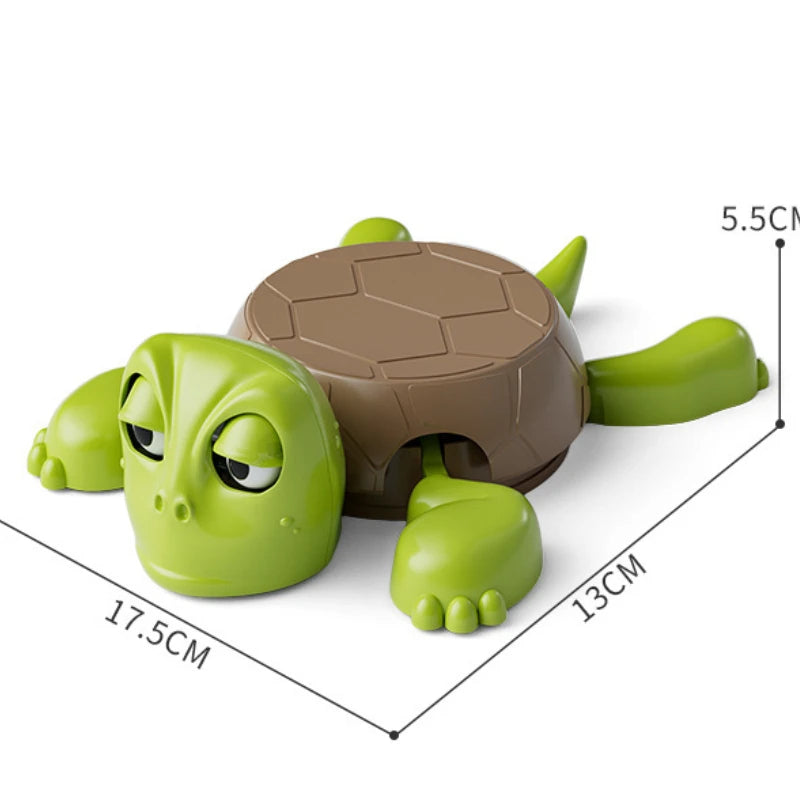 3D Printed Panicked Turtle Coaster – Funny Coffee & Tea Cup Mat for Home or Office