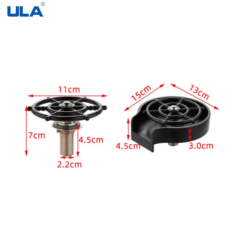 High-Pressure Automatic Glass Rinser – Kitchen Sink Cup Washer for Glasses, Coffee Cups & Bottles