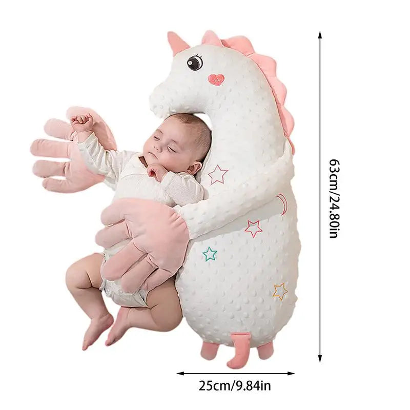 Electric Patting Doll Pillow – Adjustable Speed Baby Sleep Soother with Remote Control, Calming Stuffed Animal Toy
